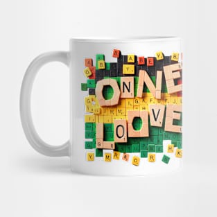 One Love: Jamaican Vibes Scrabble Tee Mug